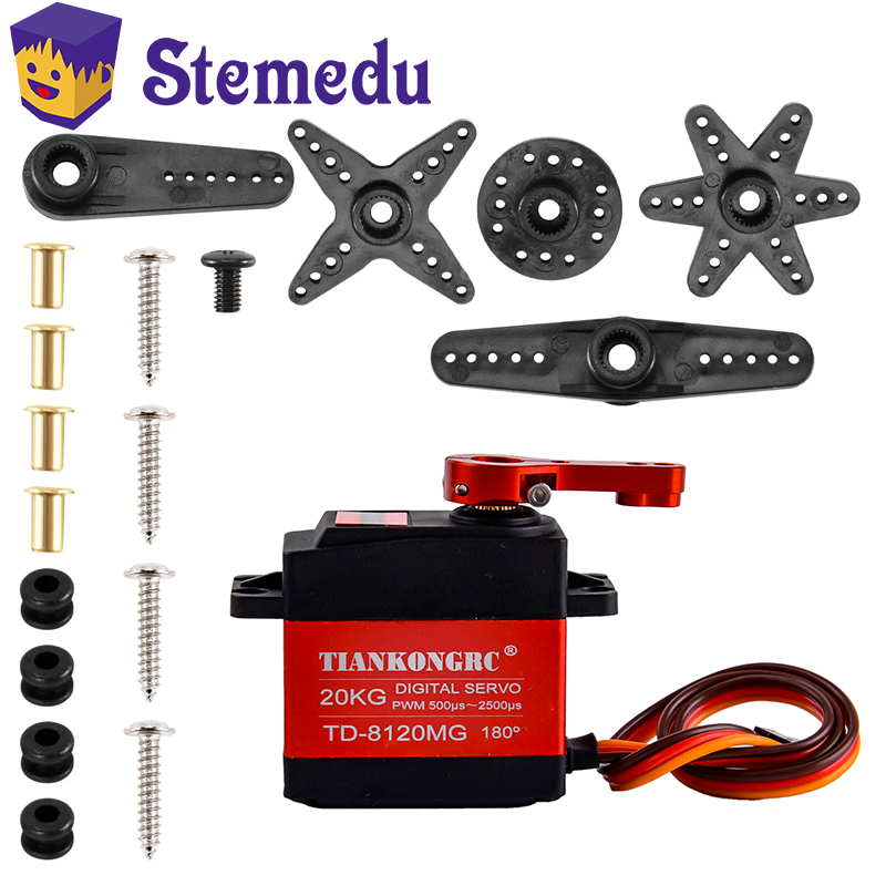 Rc Car Servo - Водонепроницаемый цифровой сервопривод с металлической шестерней,