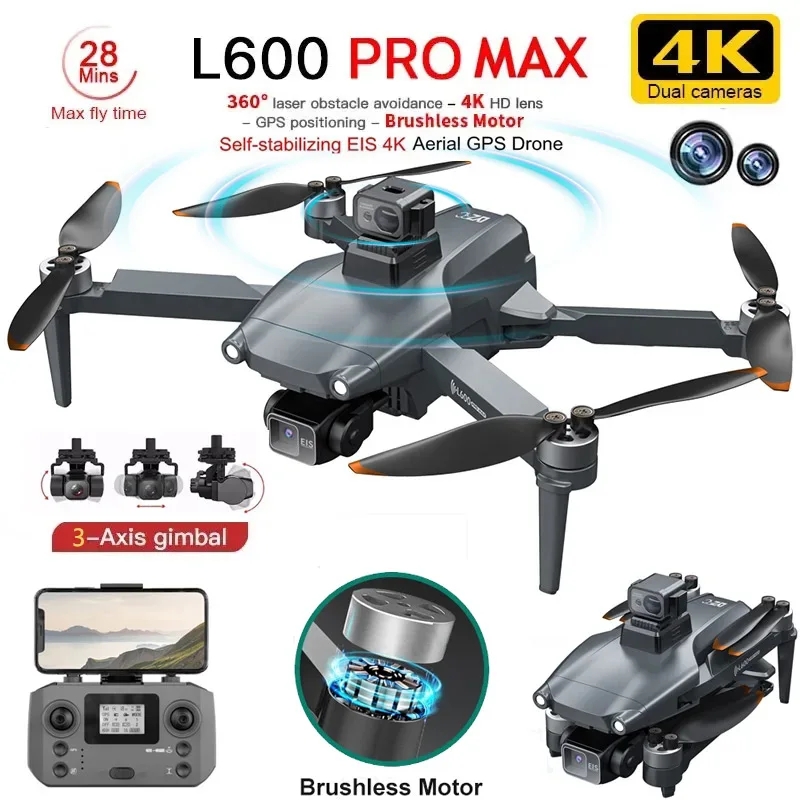Drone Gps Rc Tt36 - L600 PRO MAX GPS Дрон Профессиональный