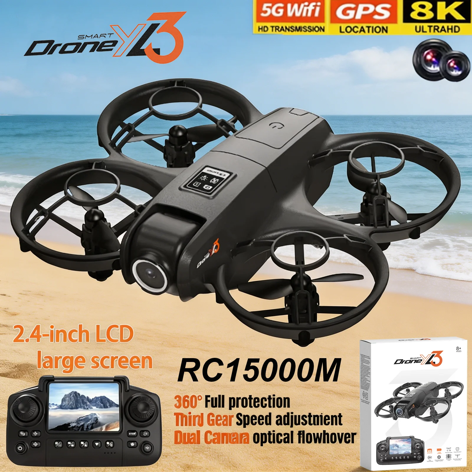 Drone Gps Rc Tt36 - Новый радиоуправляемый дрон YL3 с камерами