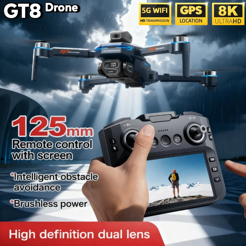 ГОРЯЧИЙ Для LSRC GT8 Дрон 4K П – обзор и цена Drone Gps Rc Tt36