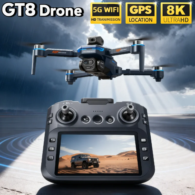 ГОРЯЧИЙ Для LSRC GT8 Дрон 4K П – обзор и цена Drone Gps Rc Tt36