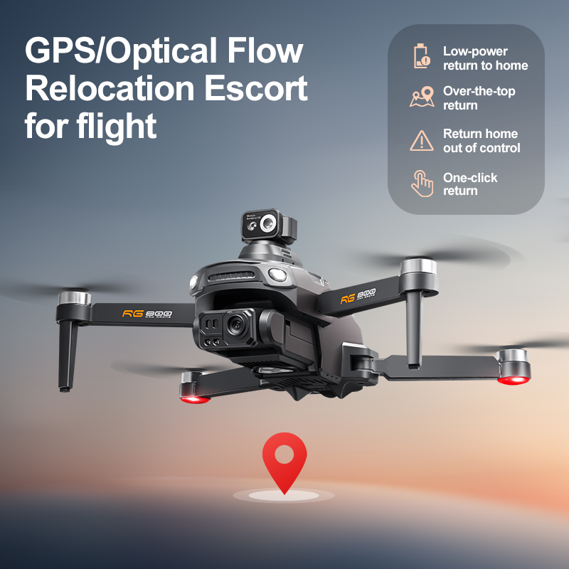 Профессиональный GPS-дрон RG80 – обзор и цена Drone Gps Rc Tt36