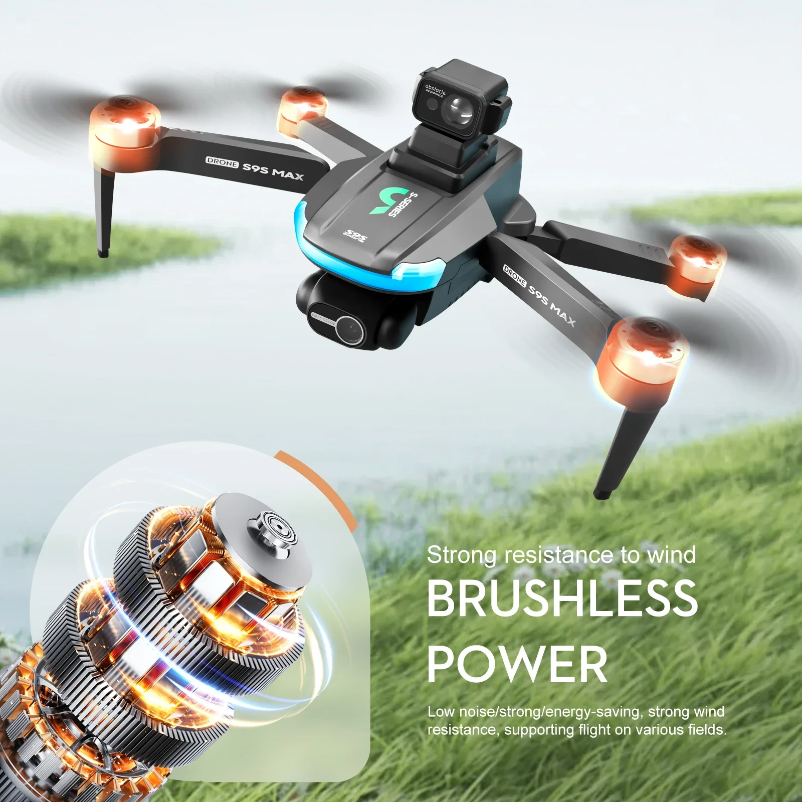 НОВЫЙ S9S MAX MINI Drone 4K 2- – обзор и цена Drone Gps Rc Tt36