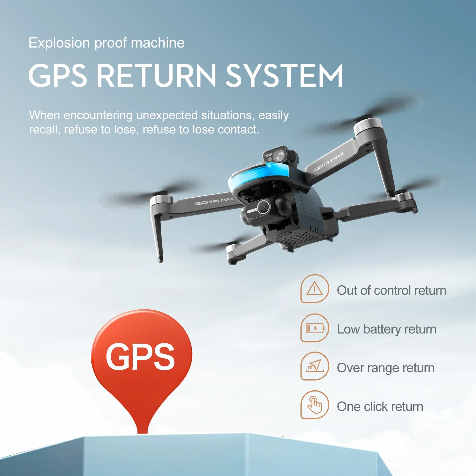 НОВЫЙ S9S MAX MINI Drone 4K 2- – обзор и цена Drone Gps Rc Tt36