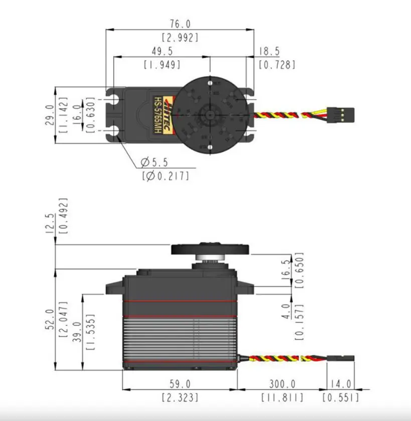 HS-5765MH Высоковольтный прогр – обзор и цена Rc Car Servo