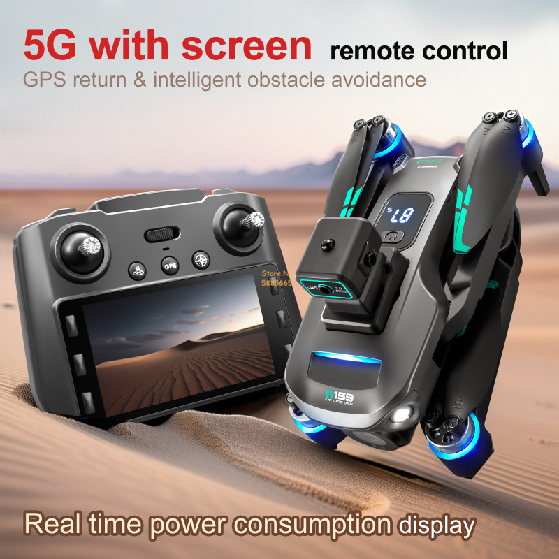 Двойная камера 8K, 5G, WIFI, F – обзор и цена Drone Gps Rc Tt36