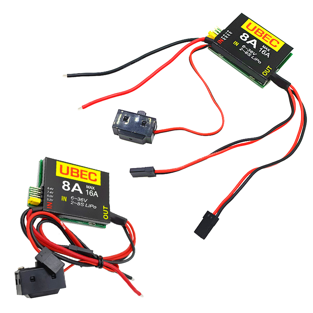 Новый 2S-6S 6-36 В UBEC-8A BEC – обзор и цена Rc Car Servo