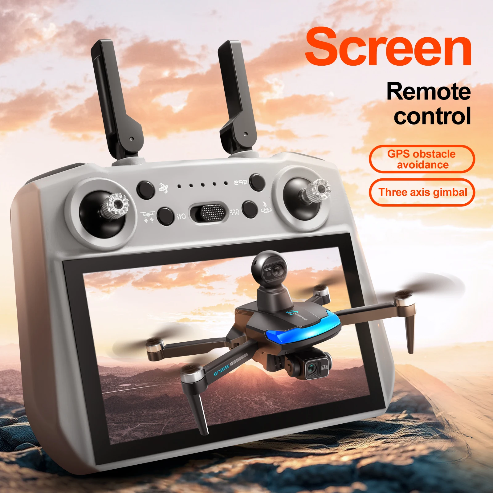S185 Профессиональный дрон 2,7 – обзор и цена Drone Gps Rc Tt36