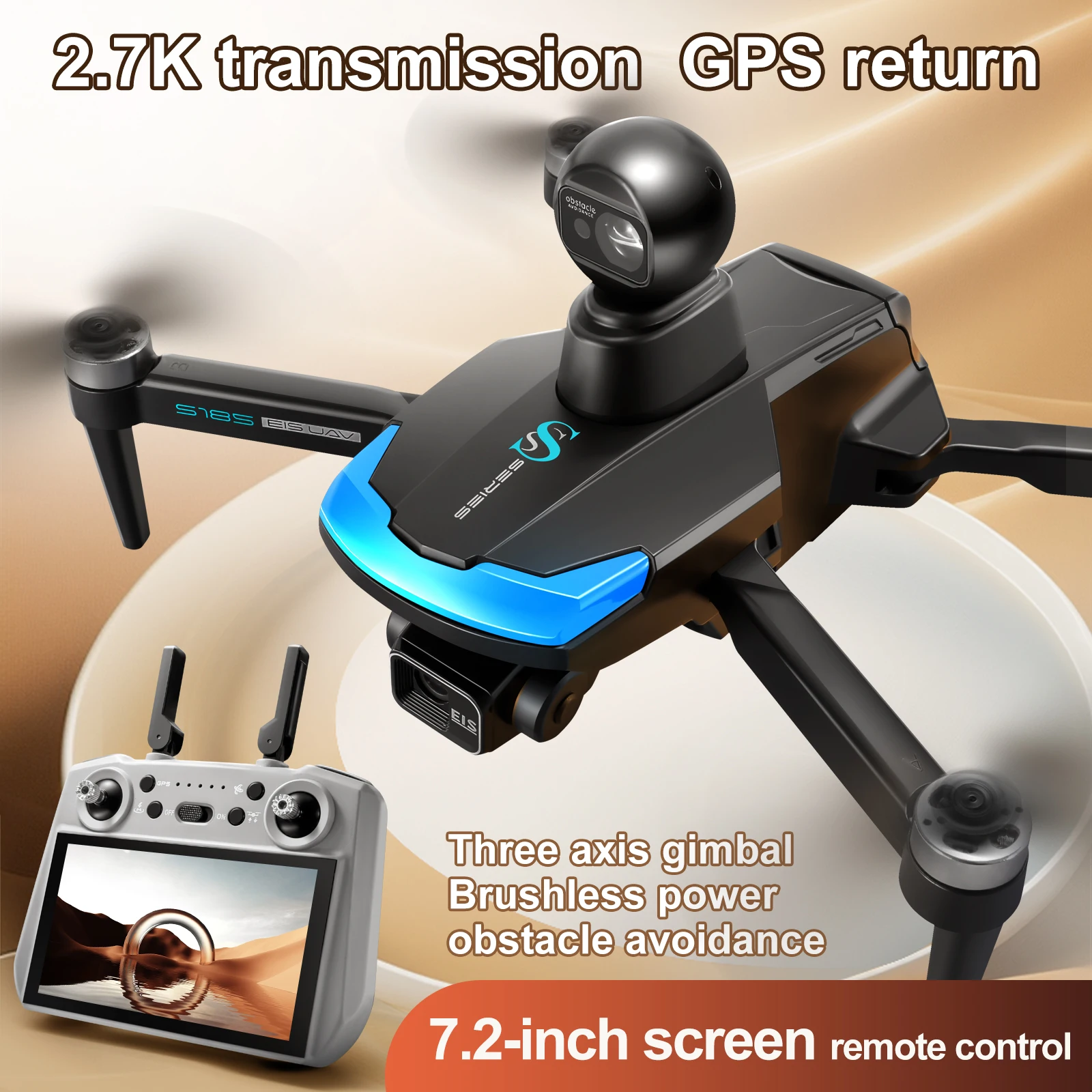 S185 Профессиональный дрон 2,7 – обзор и цена Drone Gps Rc Tt36