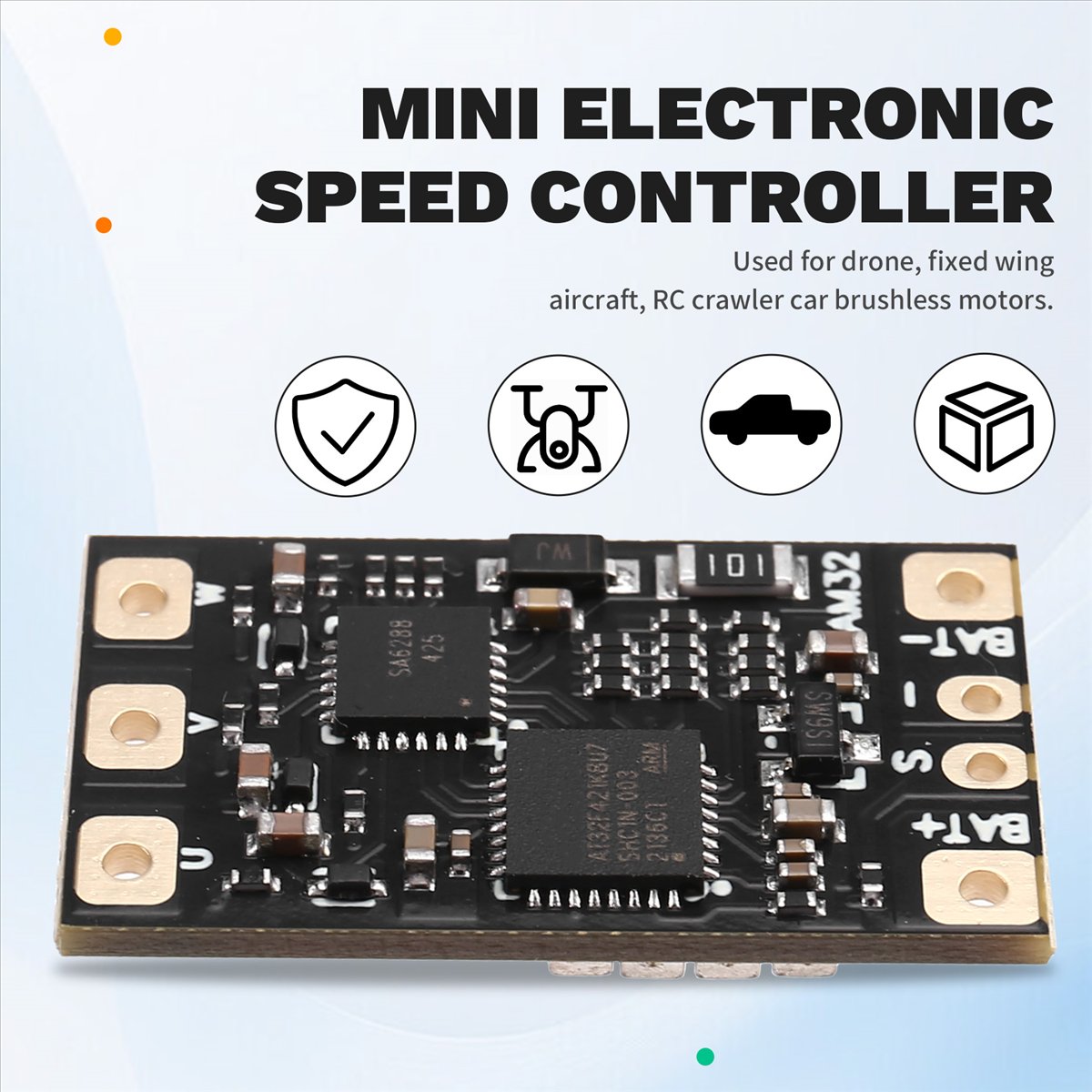 Goodprice 2-4S 20A AM32 ESC AT – обзор и цена Drone With Rc 2
