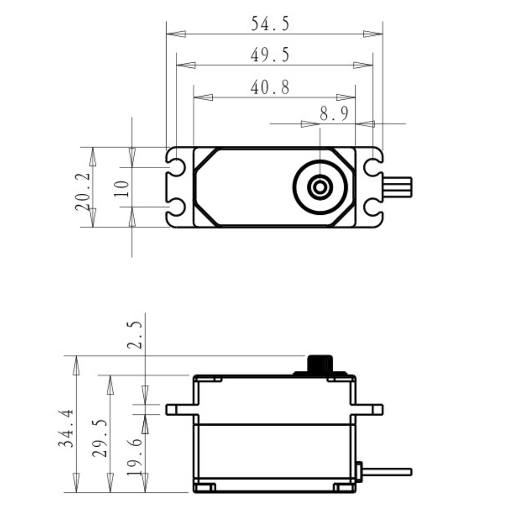Dsservo BLS4355 55 кг Низкопро – обзор и цена Rc Car Servo