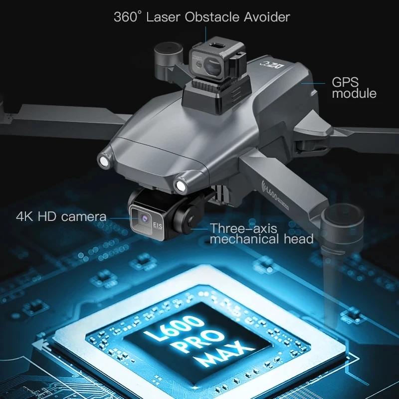 L600 PRO MAX GPS Дрон Професси – обзор и цена Drone Gps Rc Tt36