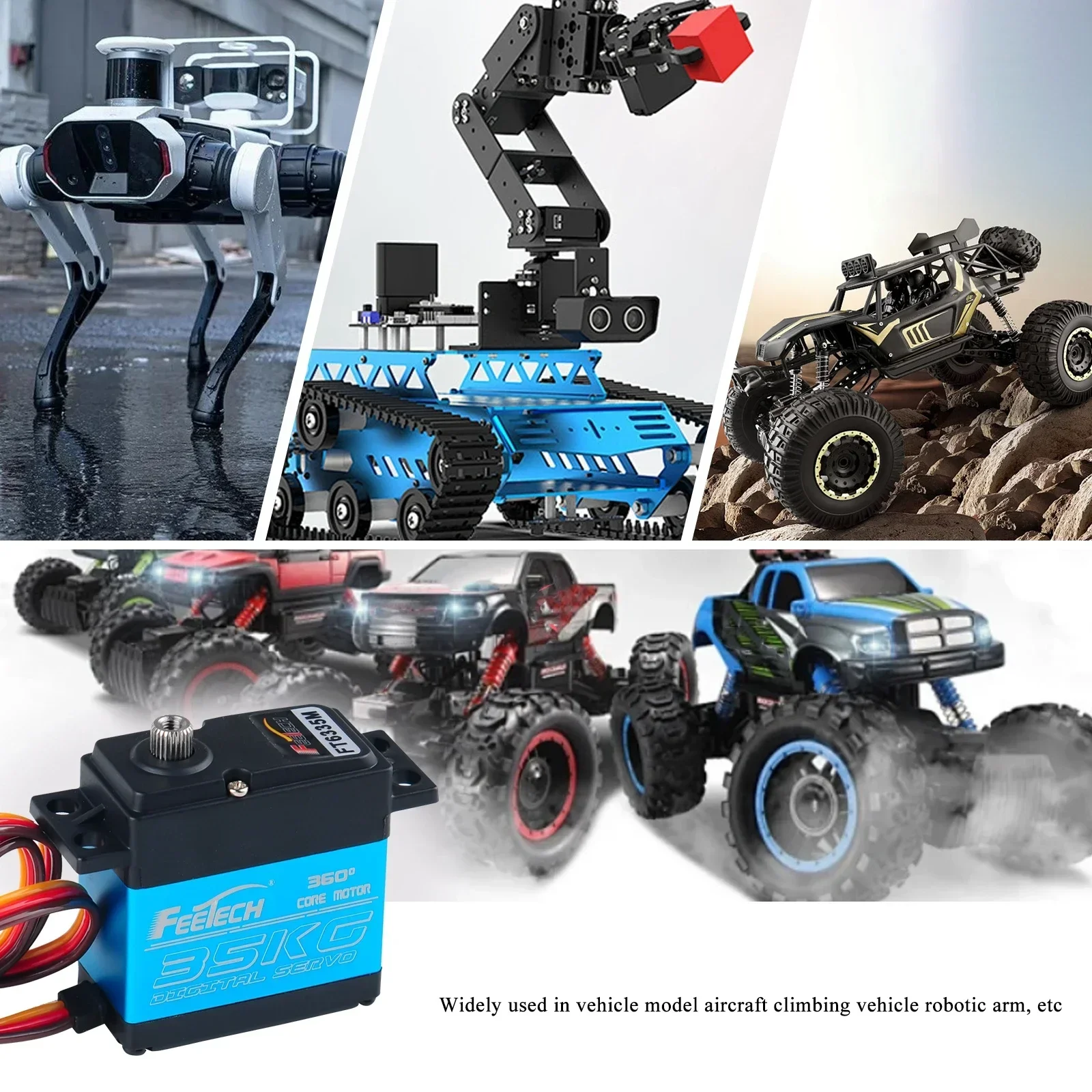 Feetech FT6335M Цифровой RC се – обзор и цена Rc Car Servo