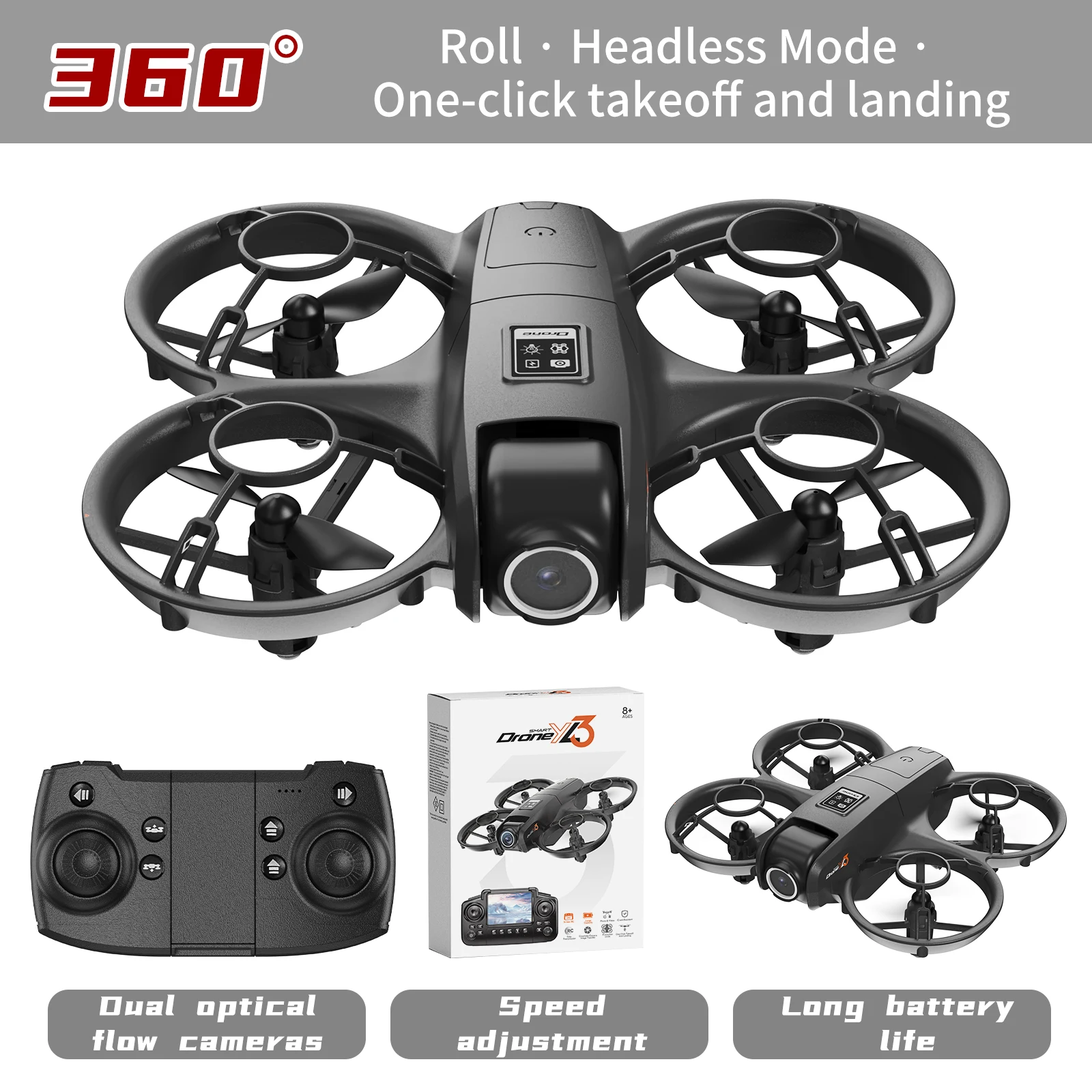 Новый радиоуправляемый дрон YL – обзор и цена Drone Gps Rc Tt36