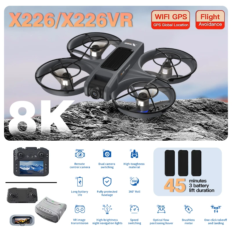 Оригинальный складной дрон X22 – обзор и цена Drone Rc X226