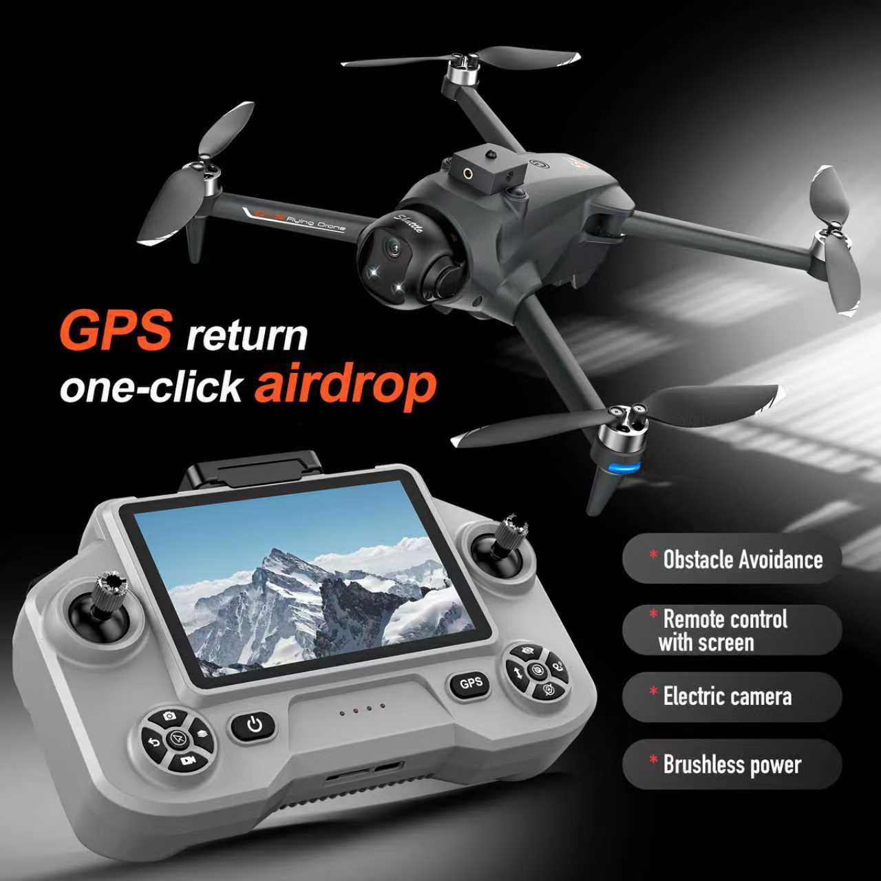 Квадрокоптер YL059 FPV GPS с д – обзор и цена Drone Gps Rc Tt36