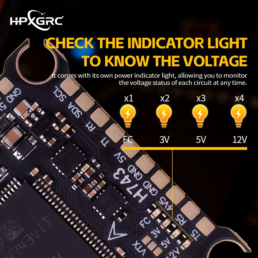 Полетный контроллер HPXGRC H74 – обзор и цена Betaflight Fc F7